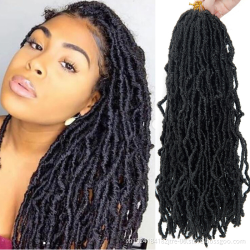 Japanese Kaneka fiber nu locs crochet braid hair, ombre color 12inch-36inch curly faux locs, dreadlocks nu locs boho